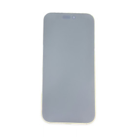 Foto de la pantalla sobreexpuesta para resaltar las imperfecciones
