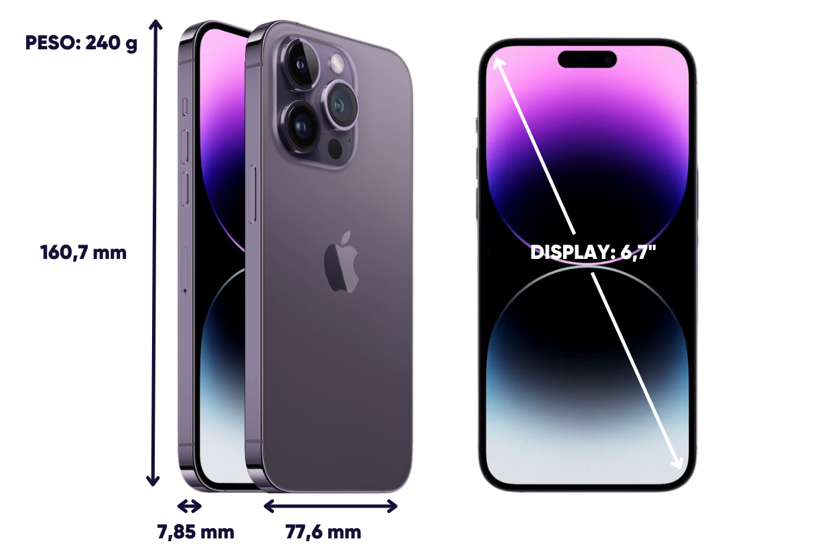 Dimensioni e peso iPhone 13 Pro Max